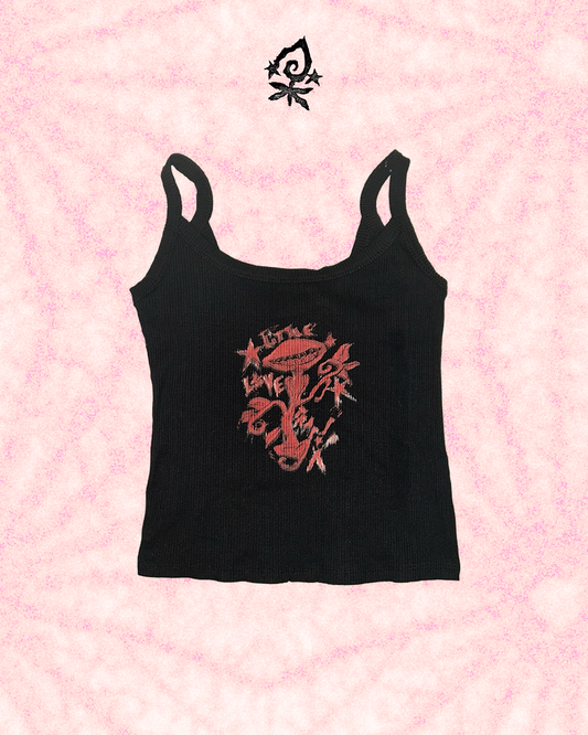 Little LoveTrap (Ribbed Baby Tank)