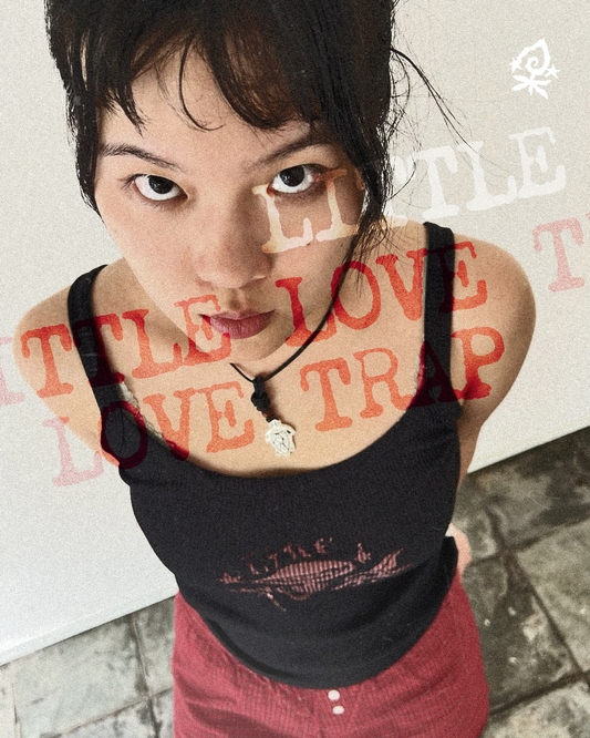 Little LoveTrap (Ribbed Baby Tank)