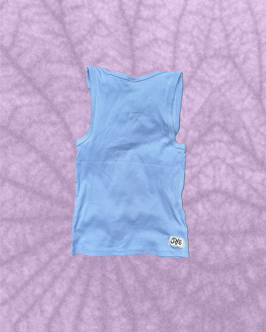 Little Lily in Baby Blue Tank